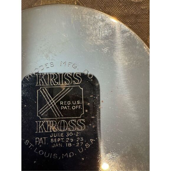 Antique 1920s Kriss Kross Stropper Razor Blade Sharpener w/box USA - Picture 4 of 6